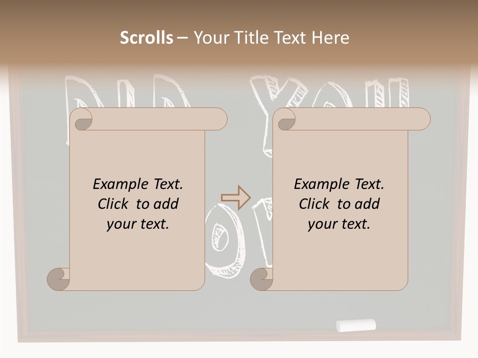 Wisdom Board Wonder PowerPoint Template