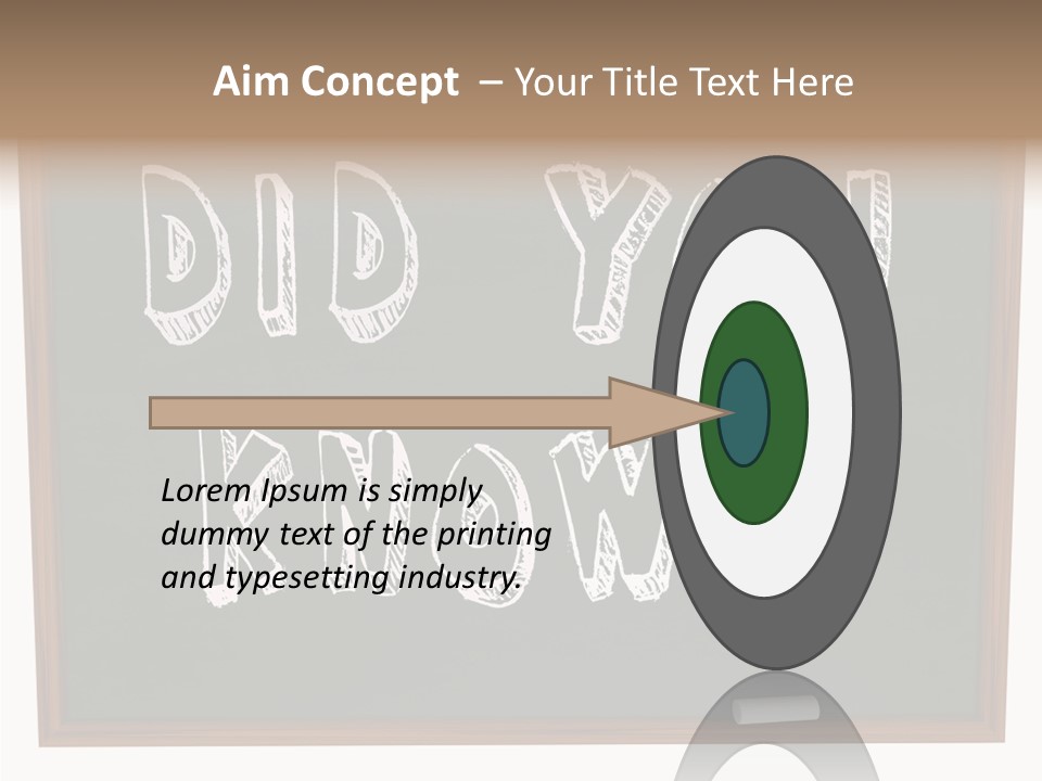 Wisdom Board Wonder PowerPoint Template