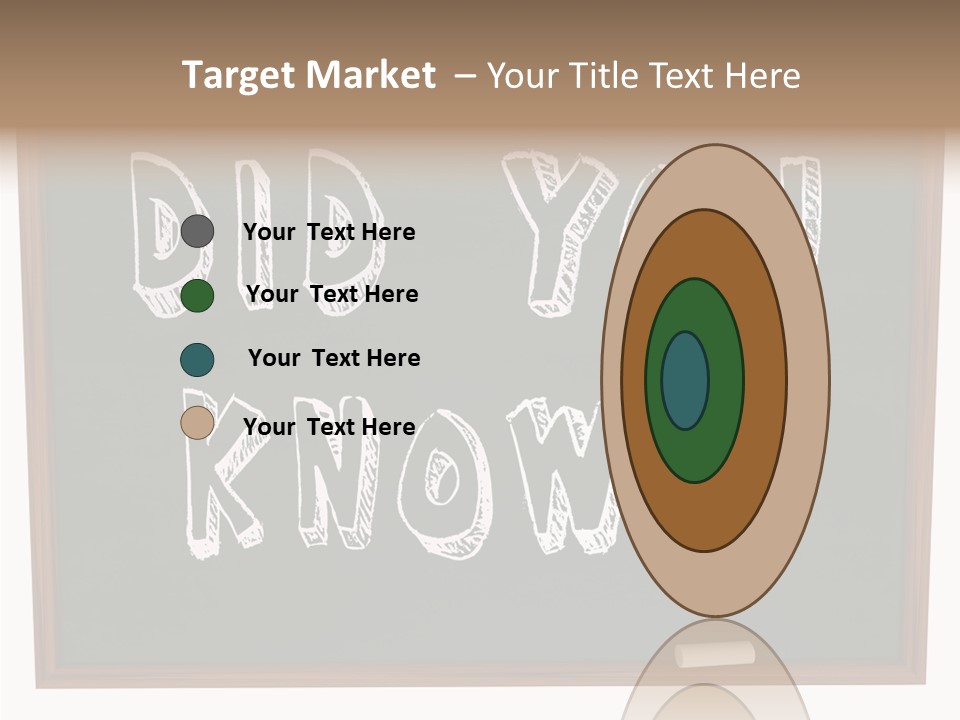 Wisdom Board Wonder PowerPoint Template