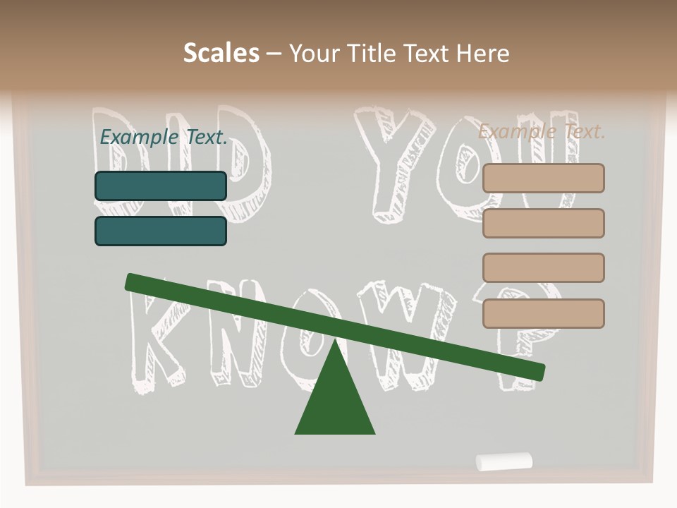 Wisdom Board Wonder PowerPoint Template