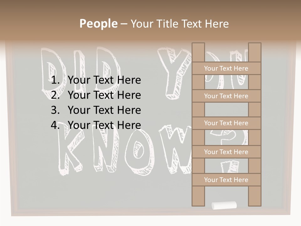 Wisdom Board Wonder PowerPoint Template