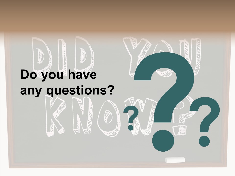 Wisdom Board Wonder PowerPoint Template