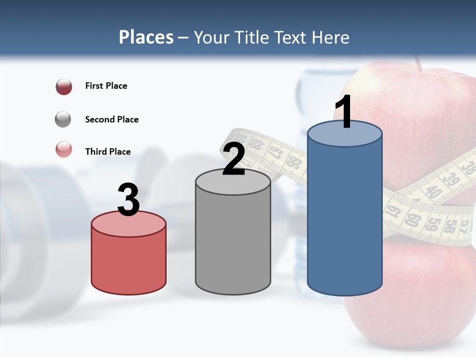 Weights Fruit Water PowerPoint Template