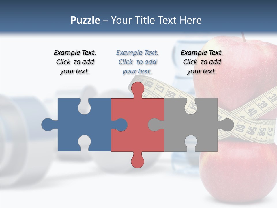 Weights Fruit Water PowerPoint Template