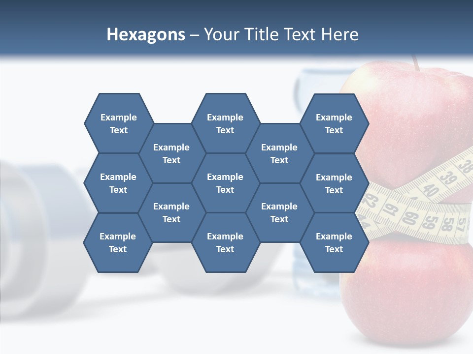 Weights Fruit Water PowerPoint Template