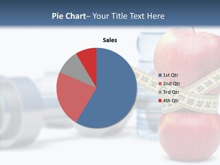 Weights Fruit Water PowerPoint Template