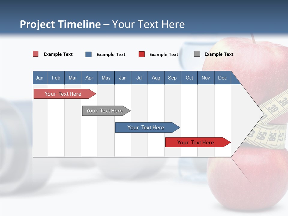 Weights Fruit Water PowerPoint Template