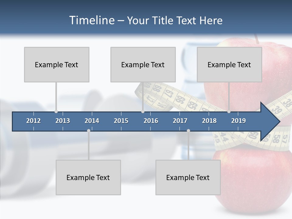 Weights Fruit Water PowerPoint Template