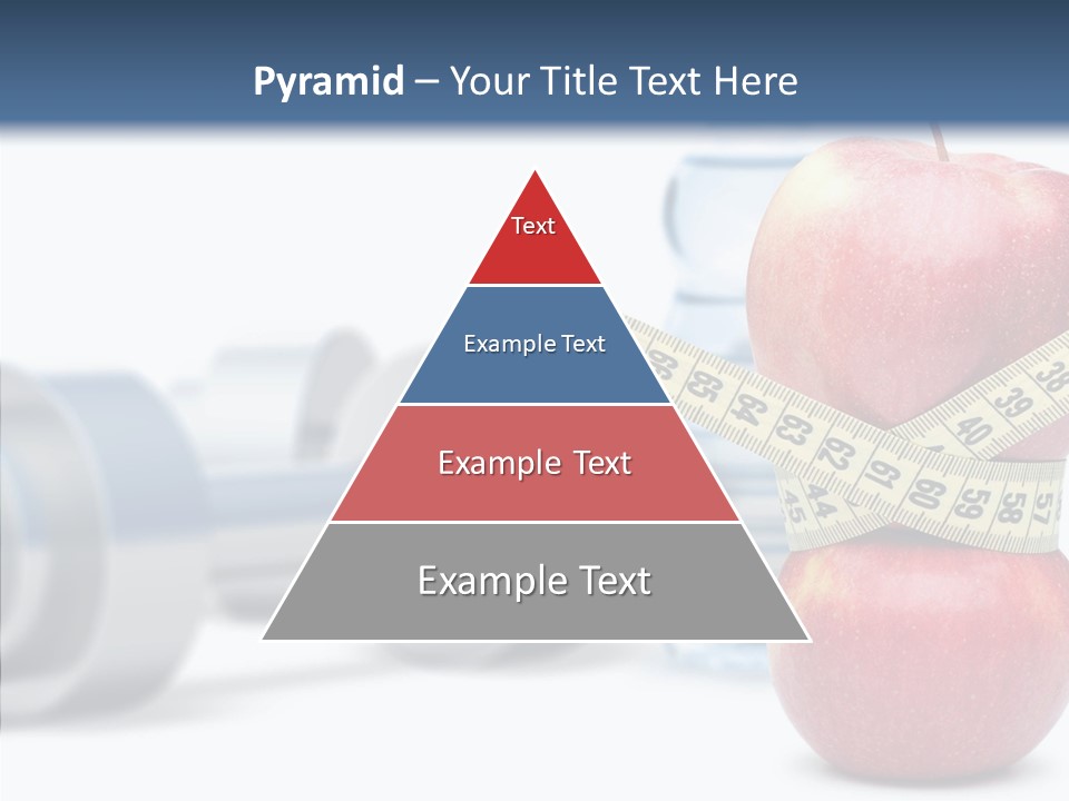 Weights Fruit Water PowerPoint Template
