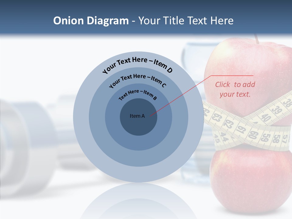 Weights Fruit Water PowerPoint Template