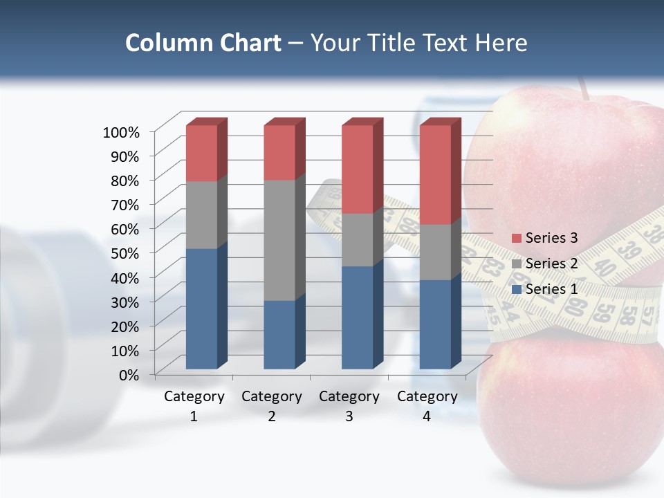 Weights Fruit Water PowerPoint Template