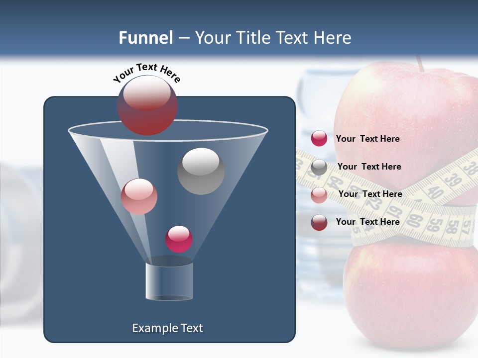 Weights Fruit Water PowerPoint Template