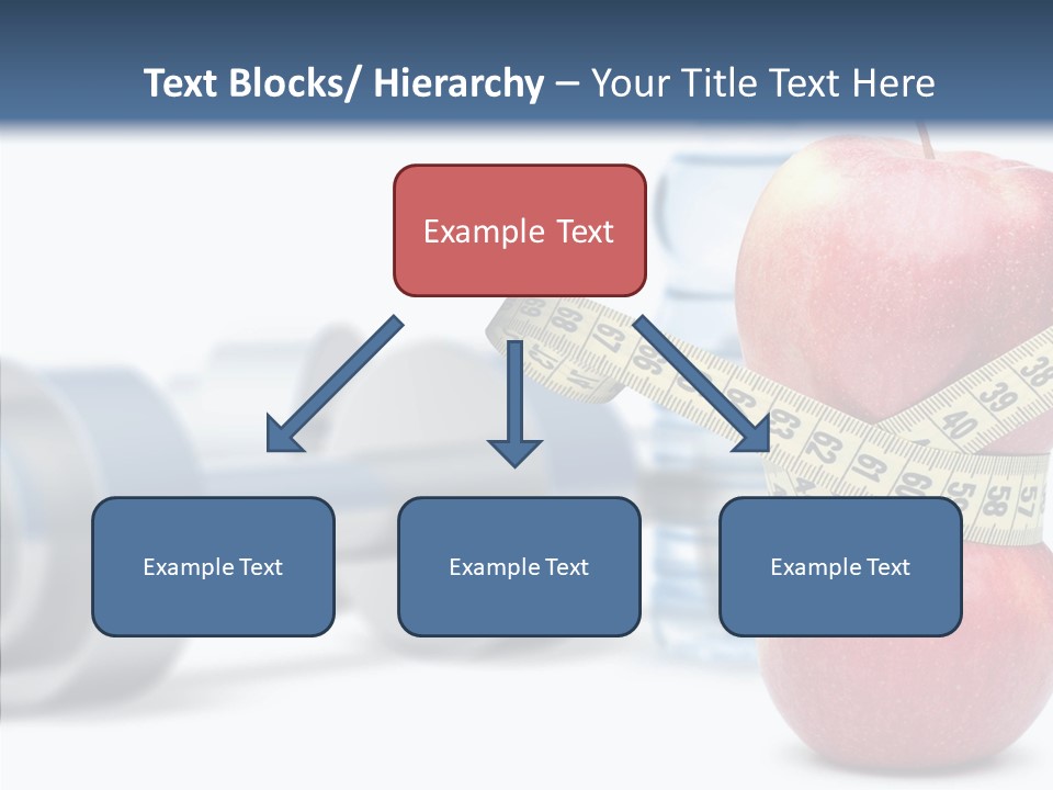 Weights Fruit Water PowerPoint Template