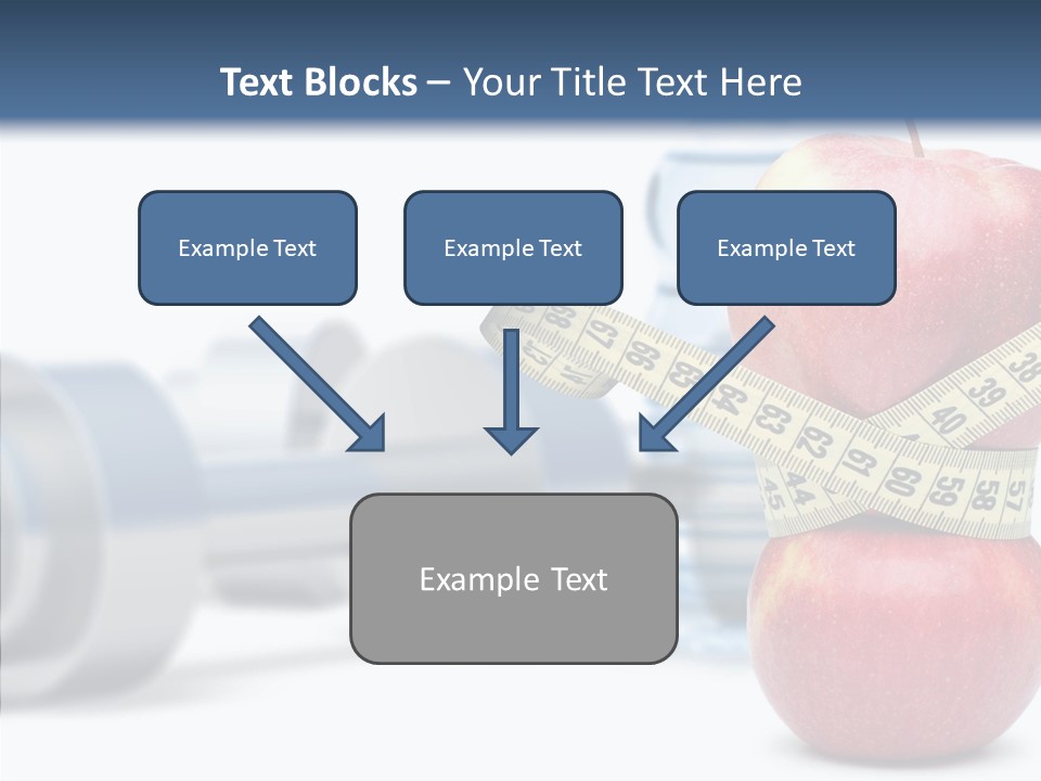 Weights Fruit Water PowerPoint Template