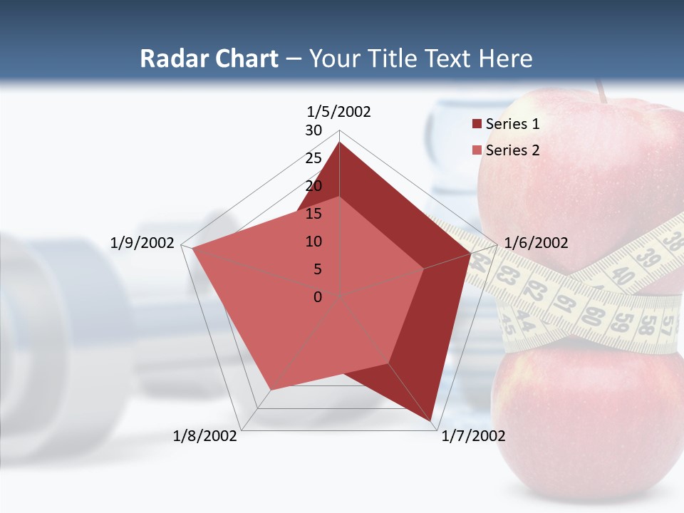 Weights Fruit Water PowerPoint Template