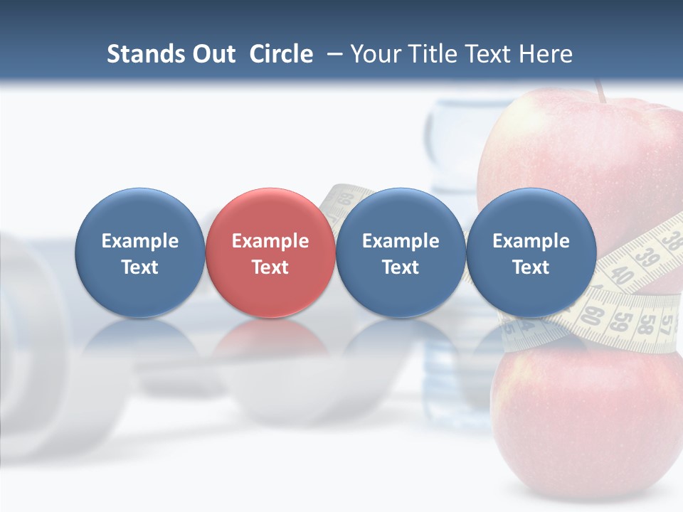 Weights Fruit Water PowerPoint Template