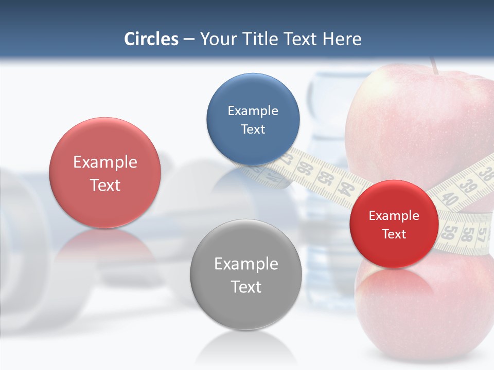 Weights Fruit Water PowerPoint Template