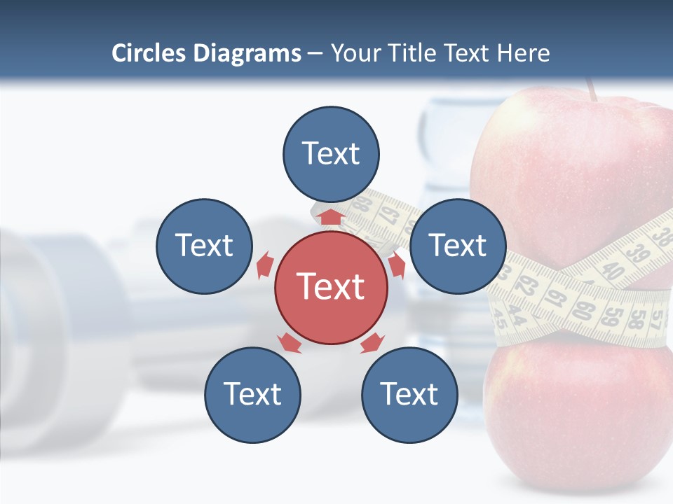 Weights Fruit Water PowerPoint Template