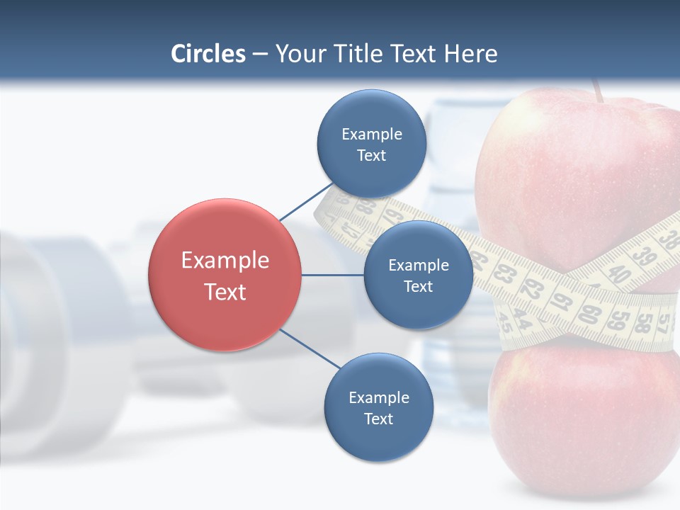 Weights Fruit Water PowerPoint Template