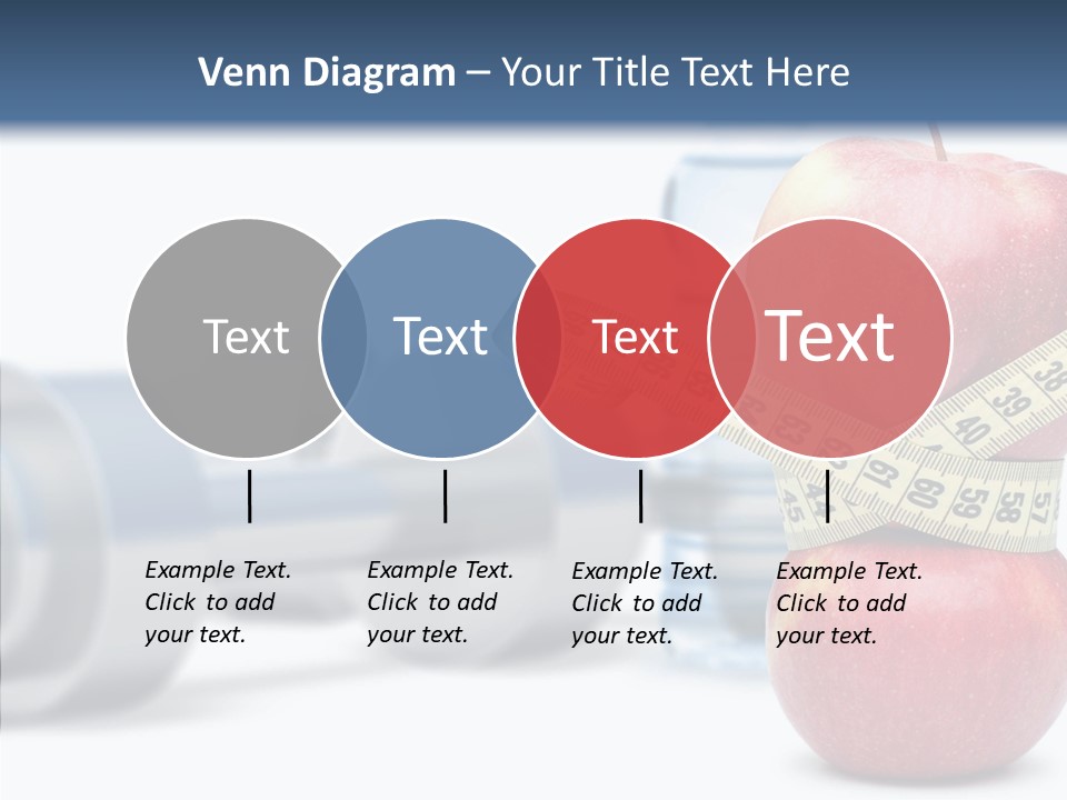 Weights Fruit Water PowerPoint Template
