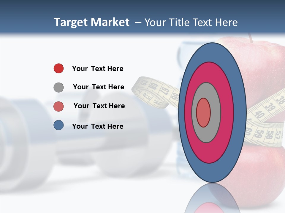 Weights Fruit Water PowerPoint Template