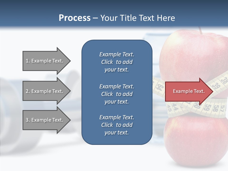 Weights Fruit Water PowerPoint Template