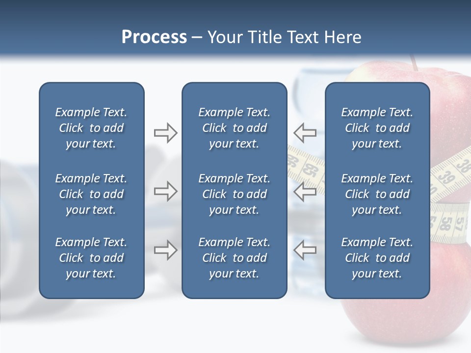 Weights Fruit Water PowerPoint Template