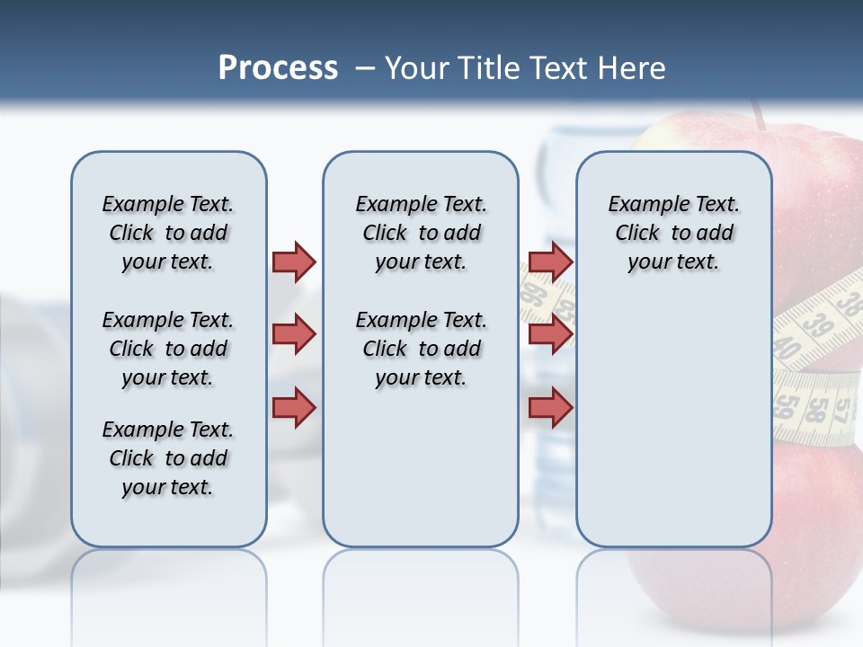 Weights Fruit Water PowerPoint Template