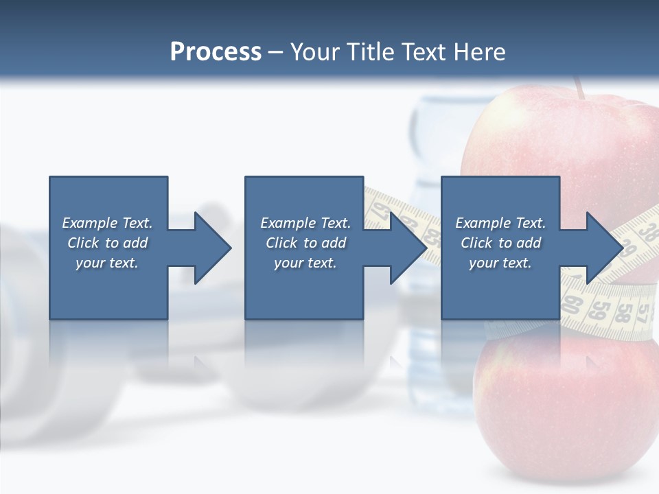 Weights Fruit Water PowerPoint Template