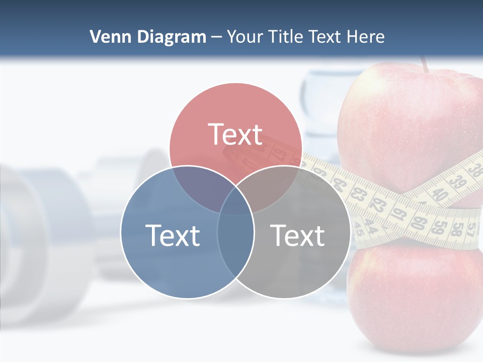 Weights Fruit Water PowerPoint Template