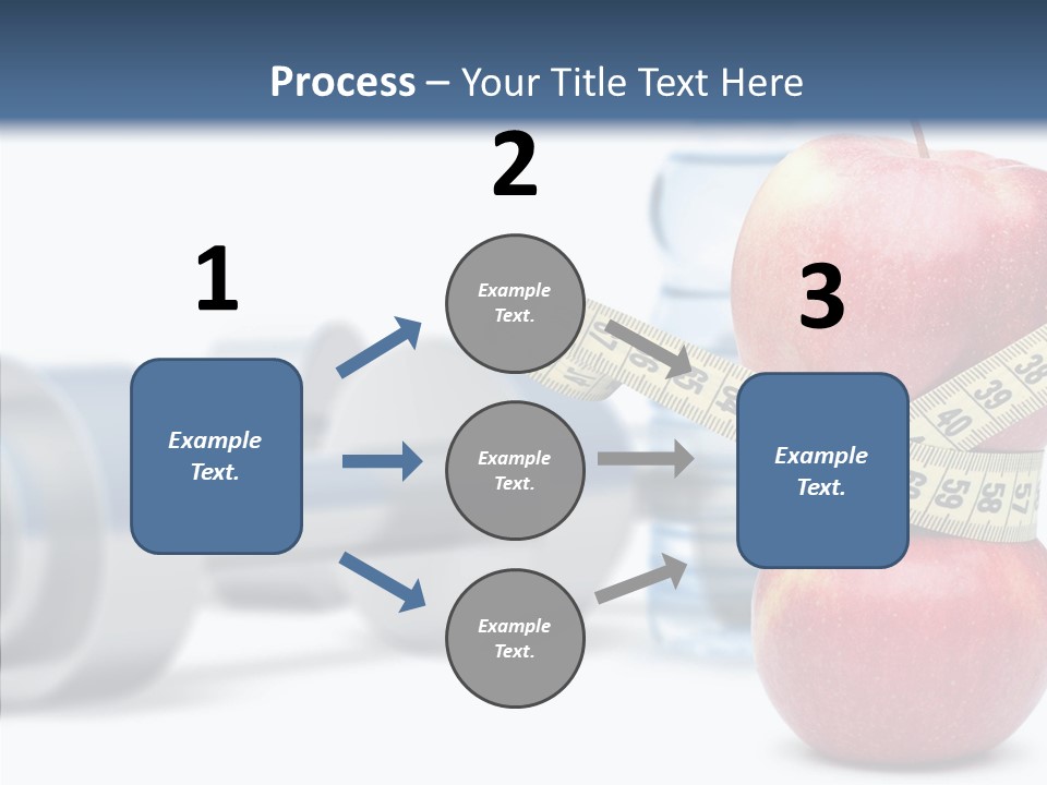 Weights Fruit Water PowerPoint Template