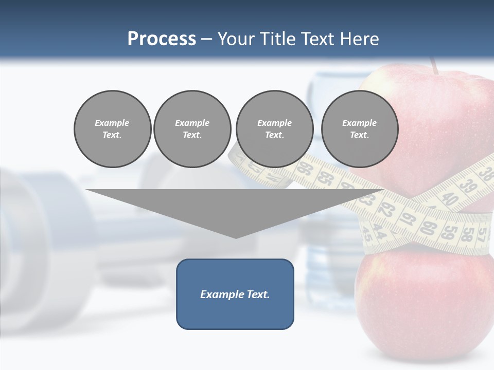 Weights Fruit Water PowerPoint Template