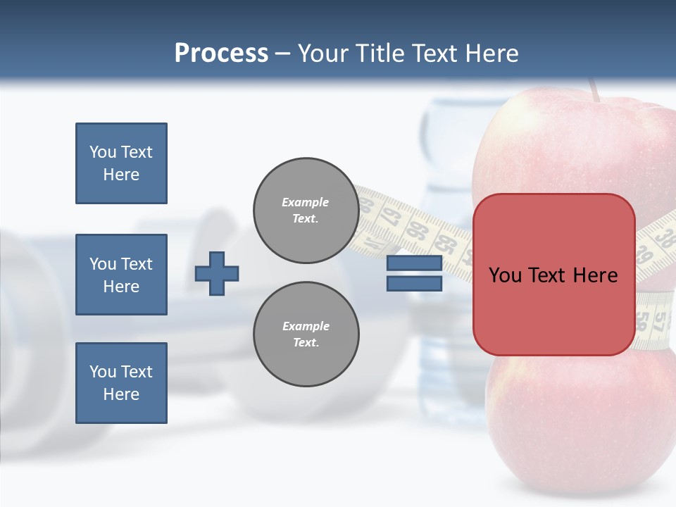Weights Fruit Water PowerPoint Template