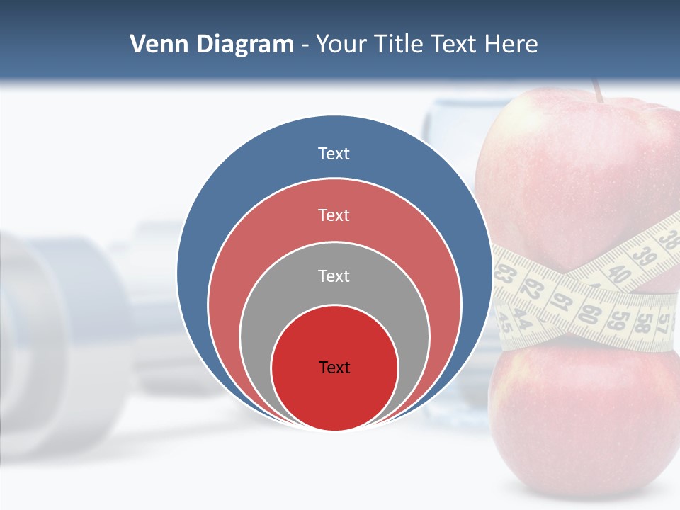 Weights Fruit Water PowerPoint Template