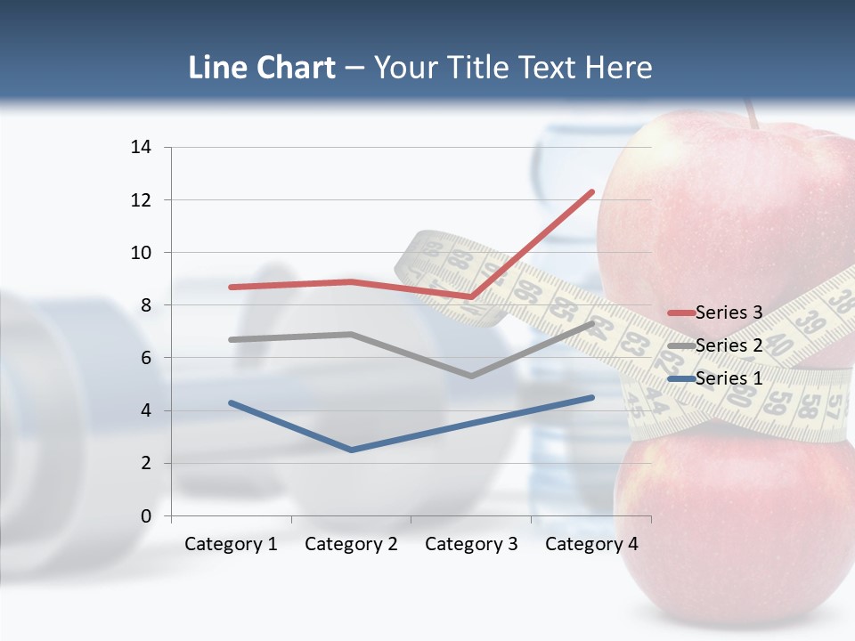Weights Fruit Water PowerPoint Template