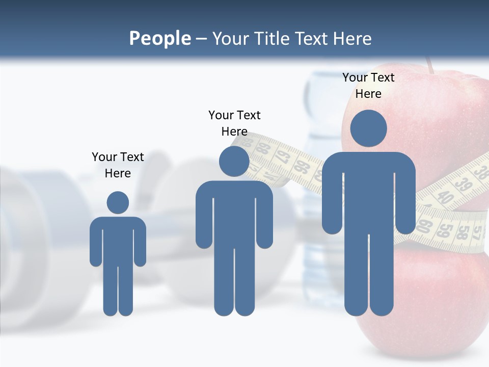 Weights Fruit Water PowerPoint Template