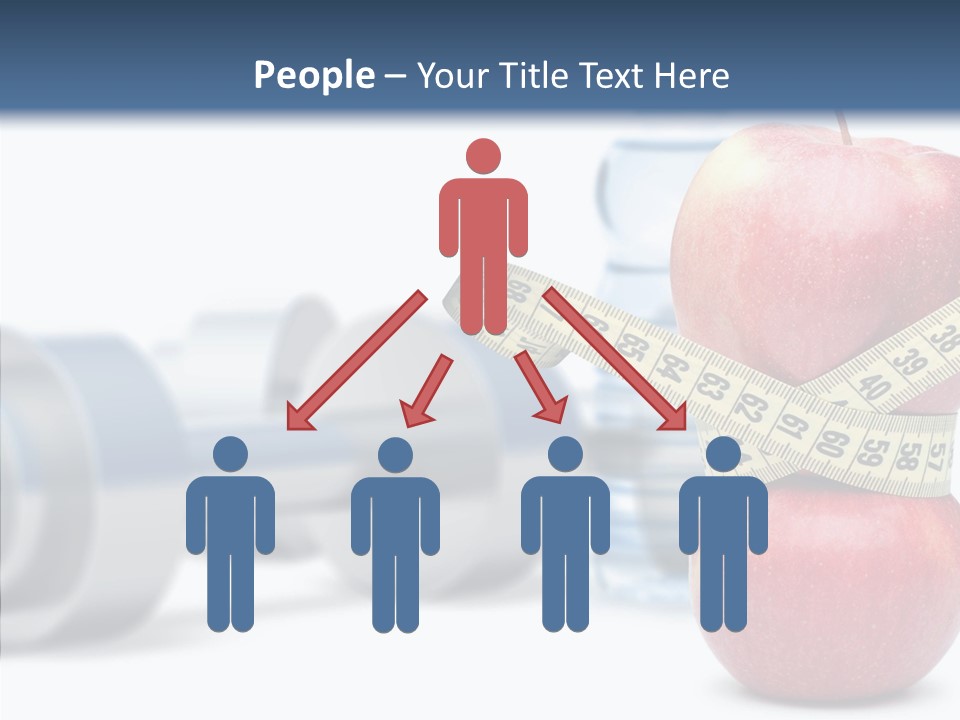 Weights Fruit Water PowerPoint Template