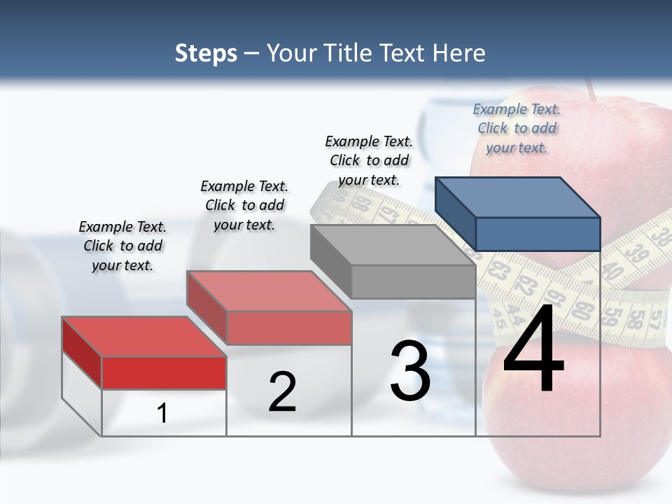 Weights Fruit Water PowerPoint Template