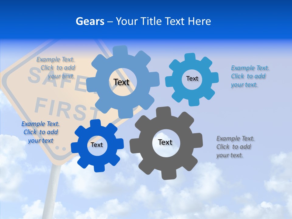 Aid Traffic Dangerous PowerPoint Template