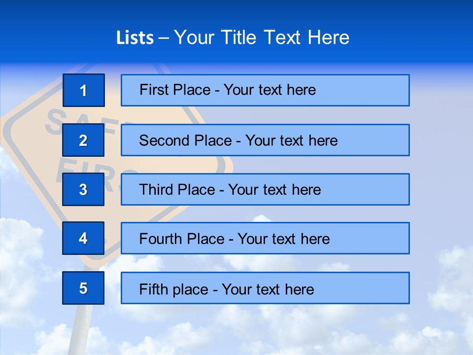 Aid Traffic Dangerous PowerPoint Template