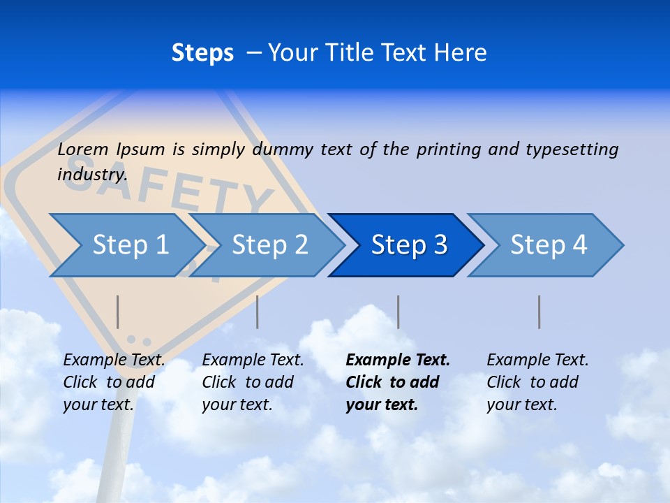 Aid Traffic Dangerous PowerPoint Template