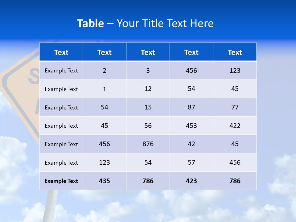 Aid Traffic Dangerous PowerPoint Template