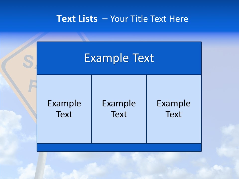 Aid Traffic Dangerous PowerPoint Template