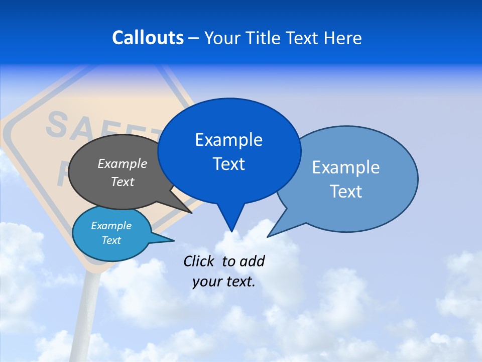 Aid Traffic Dangerous PowerPoint Template