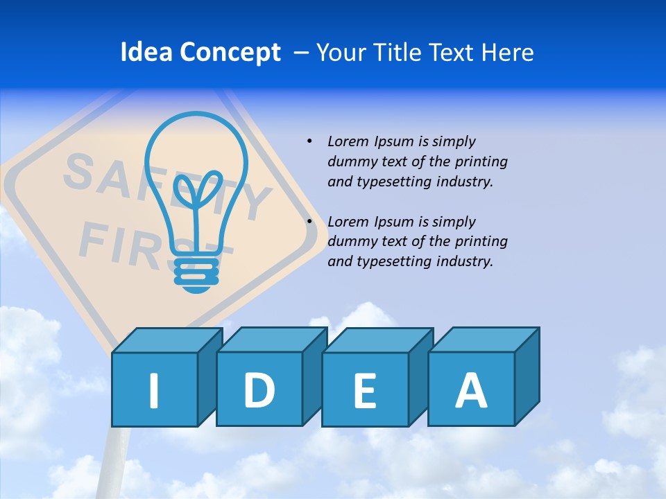 Aid Traffic Dangerous PowerPoint Template