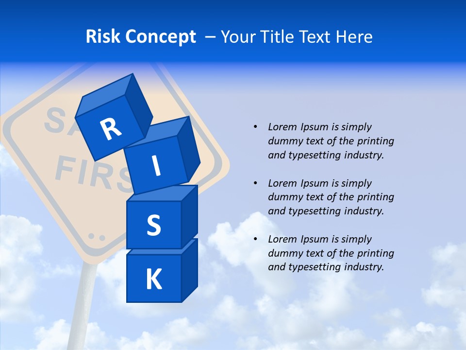 Aid Traffic Dangerous PowerPoint Template