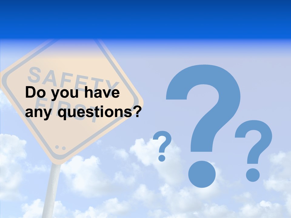 Aid Traffic Dangerous PowerPoint Template