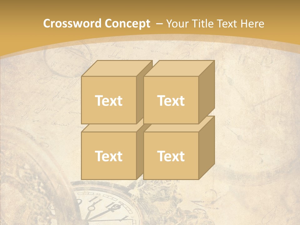 Yellow Concept Antique PowerPoint Template