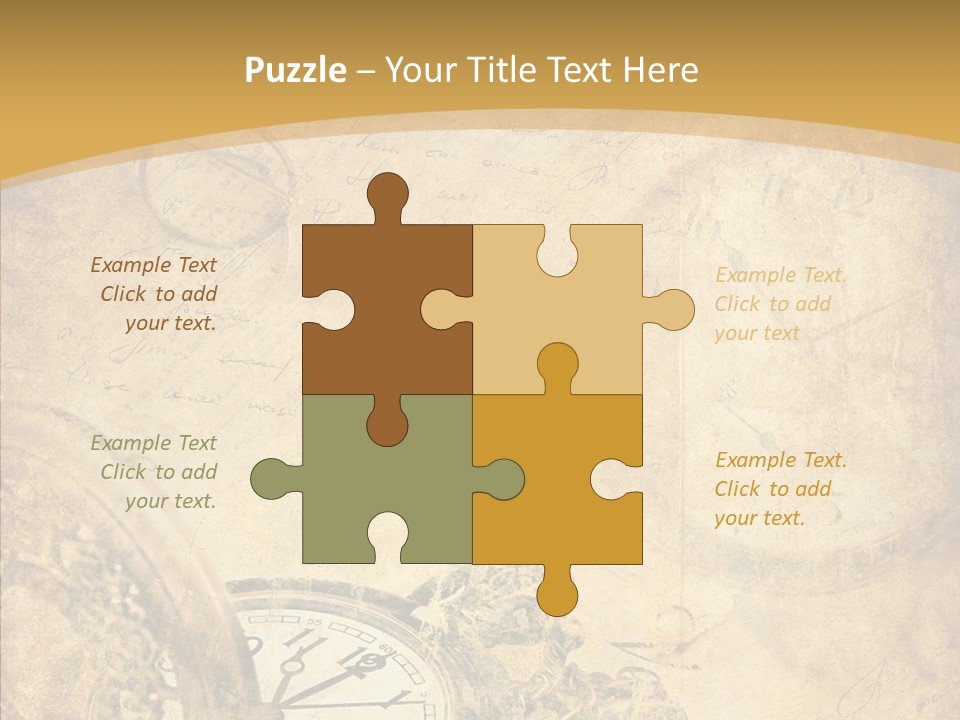 Yellow Concept Antique PowerPoint Template