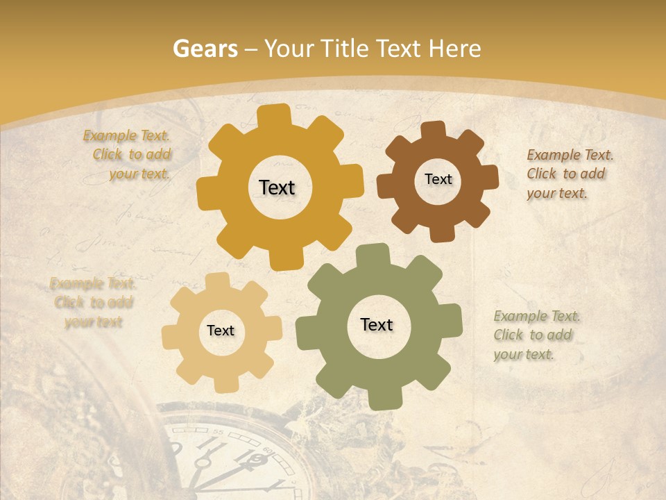 Yellow Concept Antique PowerPoint Template